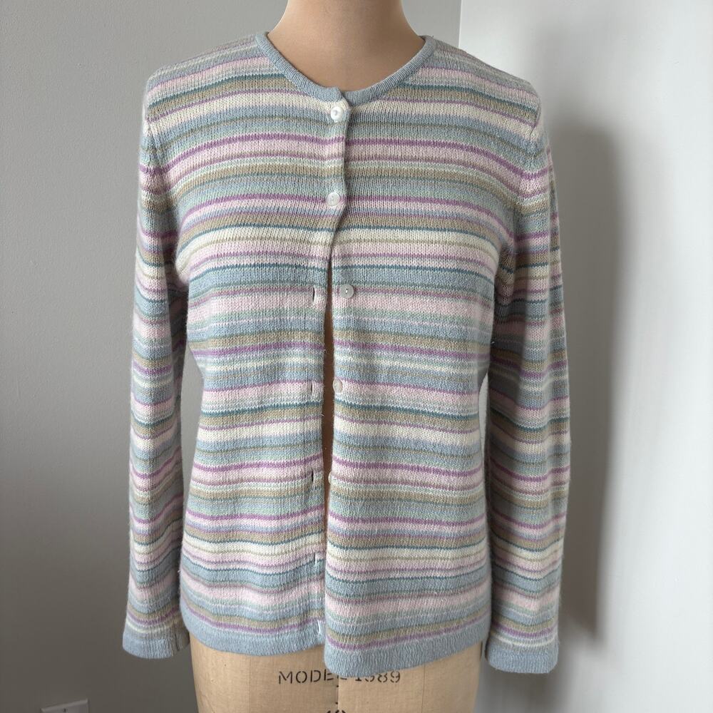 Cricket Lane | Luxe Angora & Ramie Striped Cover-Up S